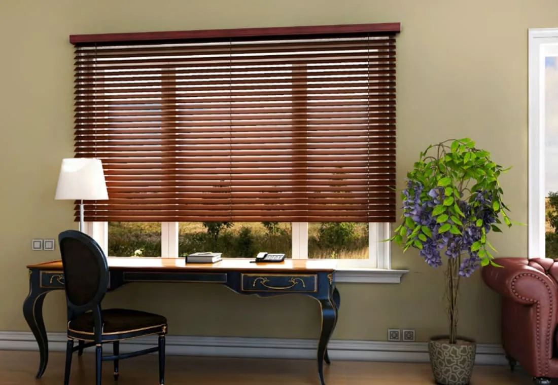 Rèm sáo gỗ tự động