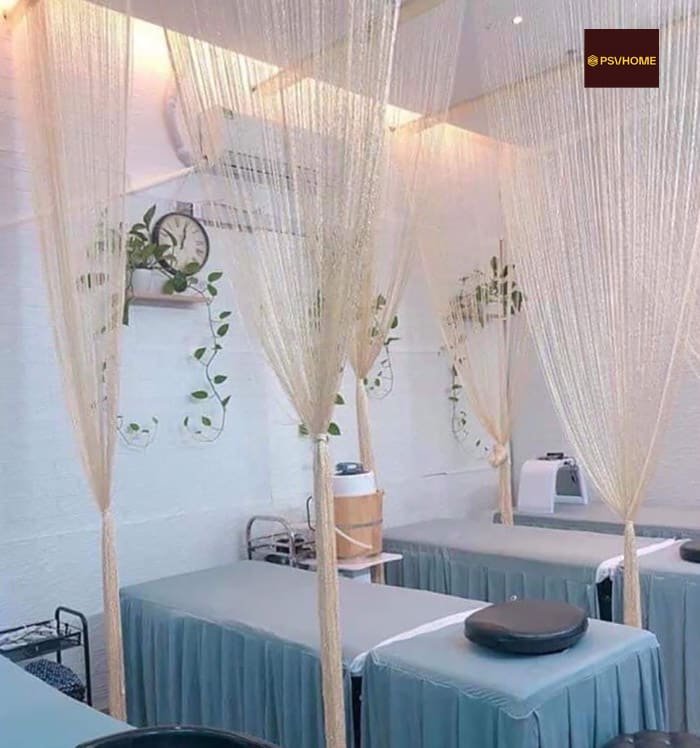 Tổng hợp các mẫu rèm spa đẹp, không thể bỏ qua