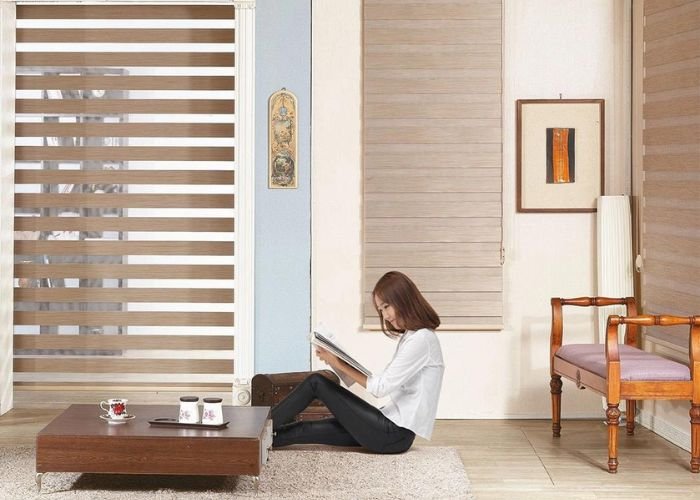 Mẫu rèm cầu vồng đẹp