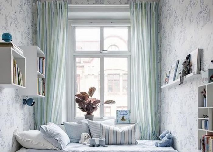 Rèm cửa sổ nhỏ bằng vải