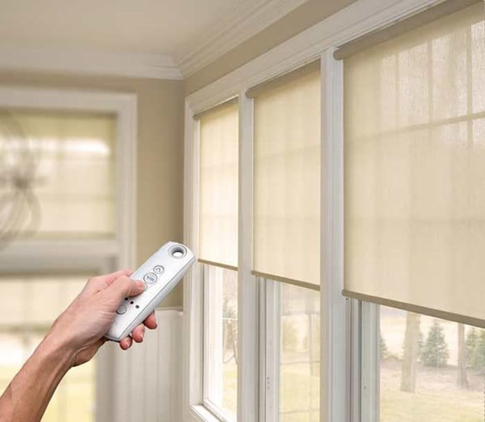 Mẫu rèm cửa tự động ngày càng được sử dụng phổ biến