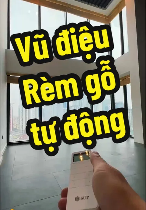 Vũ điệu rèm gỗ tự động
